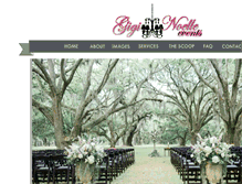 Tablet Screenshot of giginoelleeventplanner.com